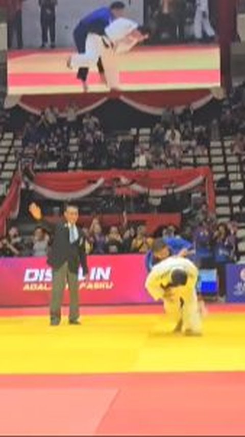 Bersabuk Hitam, Kapolri Listyo Sangar Keluarkan Jurus Maut Banting Lawan Tanding Judo