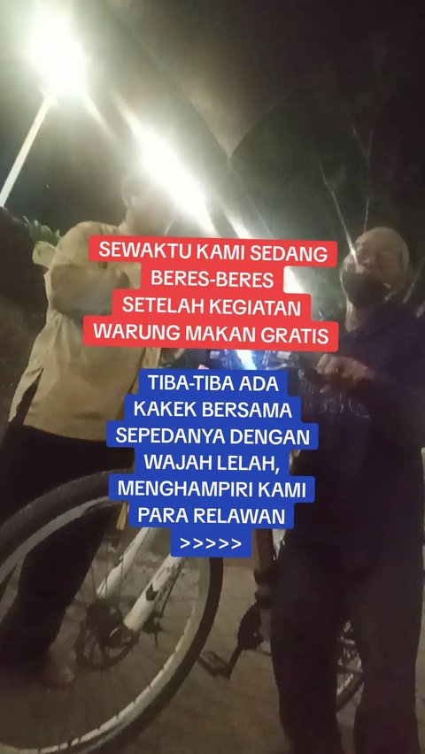 Beri Kasur untuk Istirahat hingga Makanan, Momen Pemuda Temui Kakek yang Bersepeda Ingin Ikuti Pengajian di Masjid Ini Curi Perhatian