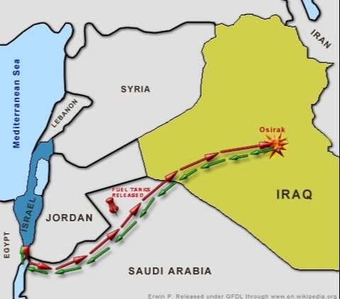 Saat Serangan Udara F-16 dan F-15 Israel Hancurkan Reaktor Nuklir Kebanggaan Irak