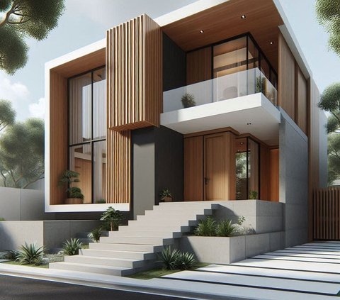 8 Ide Desain Eksterior Rumah Minimalis yang Kekinian, Rumah jadi Lebih Mewah dan Estetik