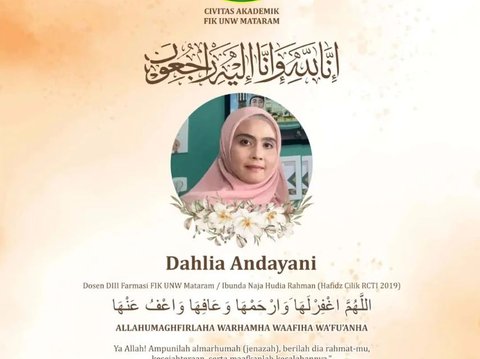 The Figure of Dahlia Andayani, Mother of Naja Hafidz Al Quran who Passed Away