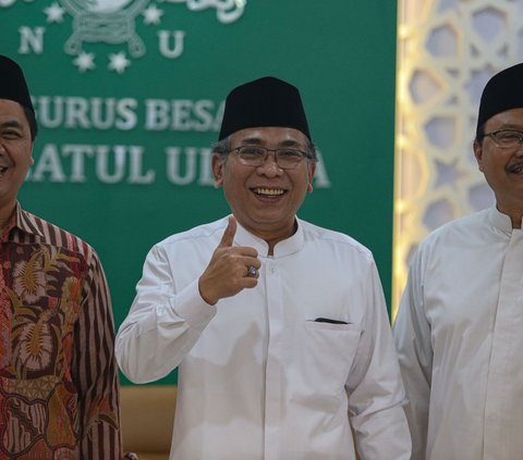 FOTO: Ekspresi Ketum PBNU Minta Maaf Usai 5 Nahdliyin Bertemu Presiden Israel