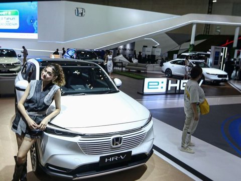 FOTO: Tampilan Elegan e:N1, Mobil Listrik Pertama Honda di GIIAS 2024