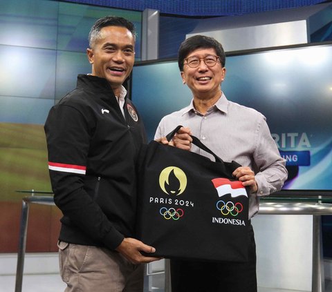 FOTO: CdM Kontingen Indonesia untuk Olimpiade Paris 2024 Kunjungi SCTV Tower