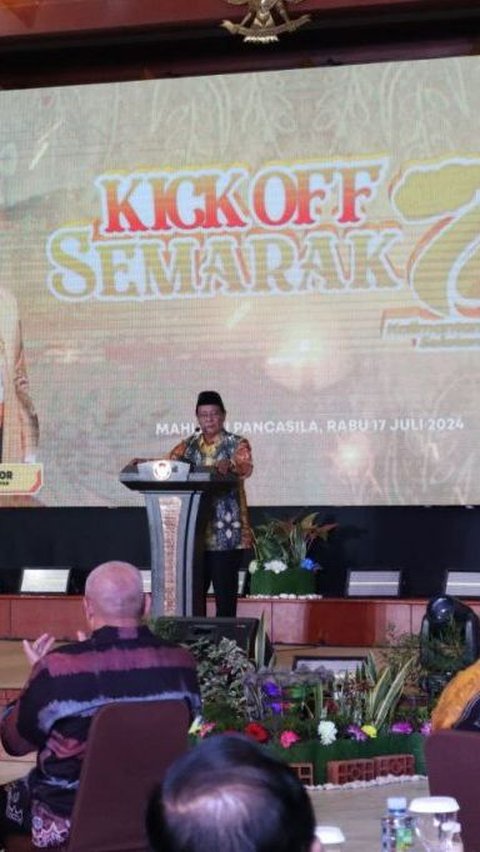 Sahbirin Noor Launching Logo, Tema dan Kick Off Semarak Hari Jadi ke-74 Provinsi Kalsel