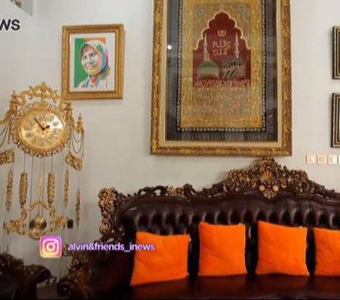 Hajj 33 Times, 10 Pictures of Mamah Dedeh's Luxurious House Covered in Gold, Like a Royal Palace