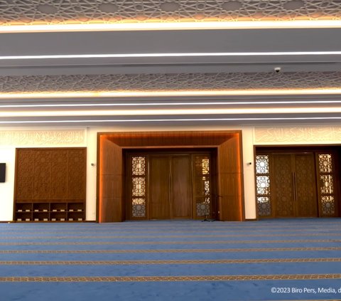 FOTO: Megahnya Masjid Presiden Joko Widodo di Abu Dhabi, Simbol Eratnya Persahabatan Indonesia dan UEA