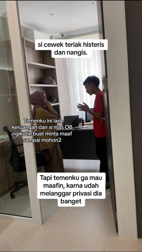 Sempat Dibuat Panik karena Melakukan Kesalahan, Momen OB Dapat Kejutan Ultah dari Para Karyawan Kantor Ini Bikin Haru