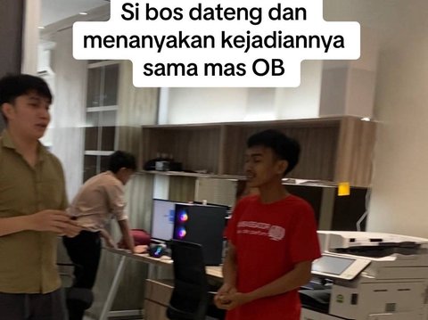 Sempat Dibuat Panik karena Melakukan Kesalahan, Momen OB Dapat Kejutan Ultah dari Para Karyawan Kantor Ini Bikin Haru