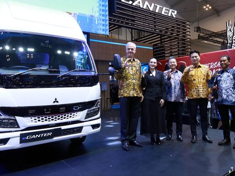 Appearance of Mitsubishi Fuso eCanter Electric Truck Officially Marketed in Indonesia