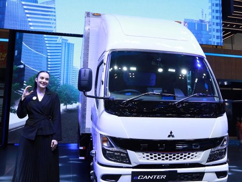 Appearance of Mitsubishi Fuso eCanter Electric Truck Officially Marketed in Indonesia