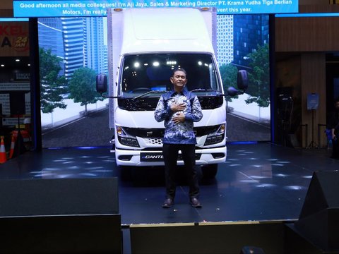 Appearance of Mitsubishi Fuso eCanter Electric Truck Officially Marketed in Indonesia