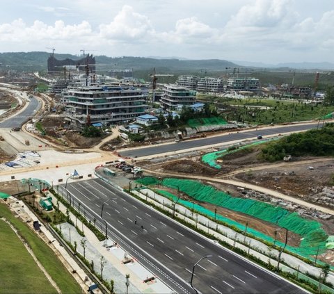 FOTO: Potret Terbaru Pembangunan IKN, Diperkirakan Baru 15 Persen Saat Upacara HUT RI 17 Agustus