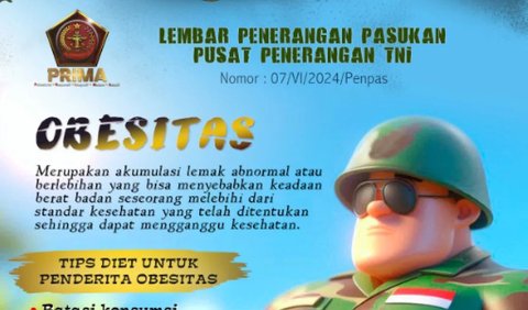 TNI pun membagikan beberapa tips jitu diet untuk penderita obesitas. <br>