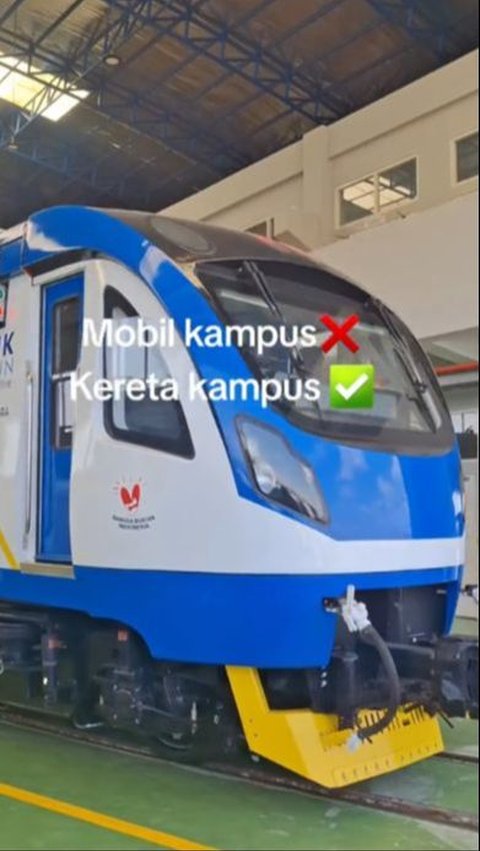 Viral Kampus di Madiun Punya Kereta Api Sendiri, Begini Penampakannya<br>