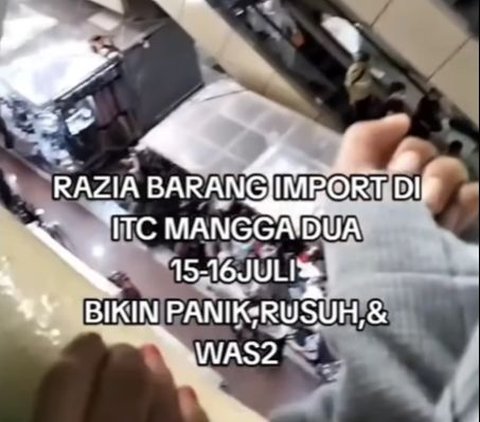 Viral Video of Imported Goods Raid at ITC Mangga Dua, Customs and Excise Provides Response