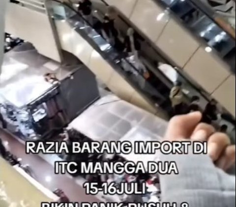 Viral Video of Imported Goods Raid at ITC Mangga Dua, Customs and Excise Provides Response