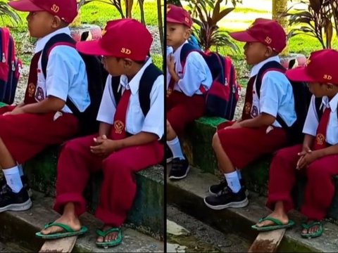 The Figure of Firdaus, an Elementary School Boy Who Wears Worn Sandals on the First Day of School, Now Becomes the Hope of the Family