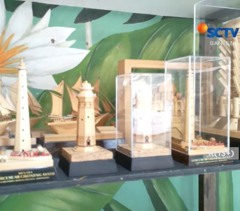 Dibuat dari Limbah, Miniatur Kayu Asal Serang Diminati hingga India dan Arab Saudi