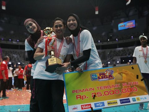 FOTO: Megawati Hangestri Pertiwi Jadi Pemain Terbaik Putri Proliga 2024