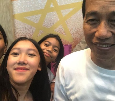 Permission to Play, Tora Sudiro's Child Shows off Selfie with President Jokowi