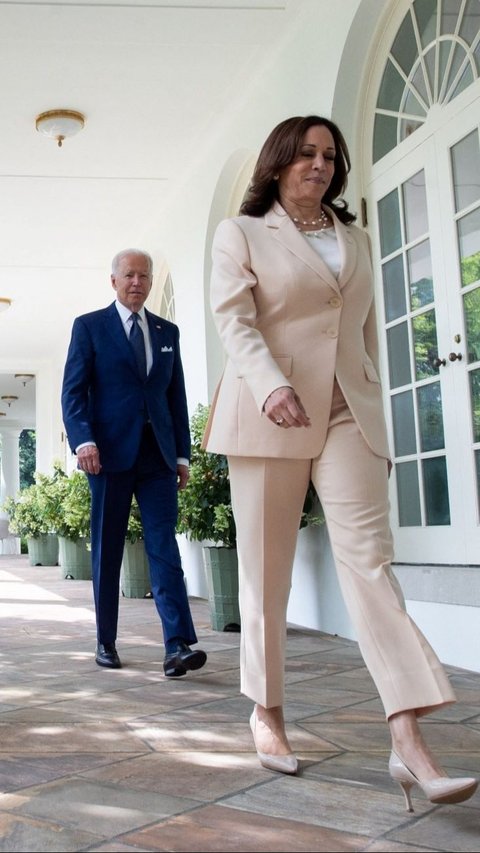 FOTO: Joe Biden Tunjuk Wapres Kamala Harris Jadi Capres Usai Mundur dari Kampanye Pilpres Amerika Serikat 2024