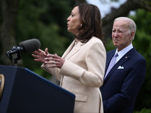 FOTO: Joe Biden Tunjuk Wapres Kamala Harris Jadi Capres Usai Mundur dari Kampanye Pilpres Amerika Serikat 2024