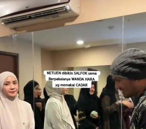 Pihak Panitia Buka Suara Soal Wanda Hara Bercadar Saat Ikut Kajian Ustaz Hanan Attaki