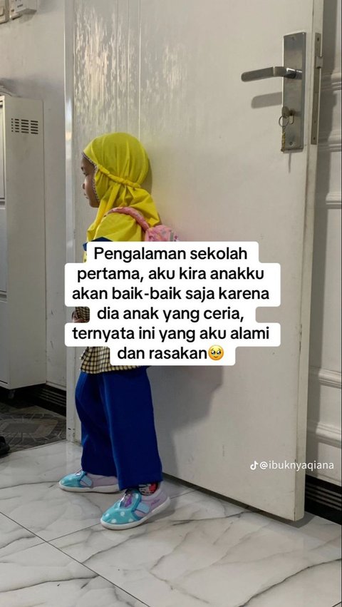 Bagikan Pengalaman dan Perasaannya saat Antar Anak Masuk Sekolah Hari Pertama, Curhatan Ibu Ini Viral