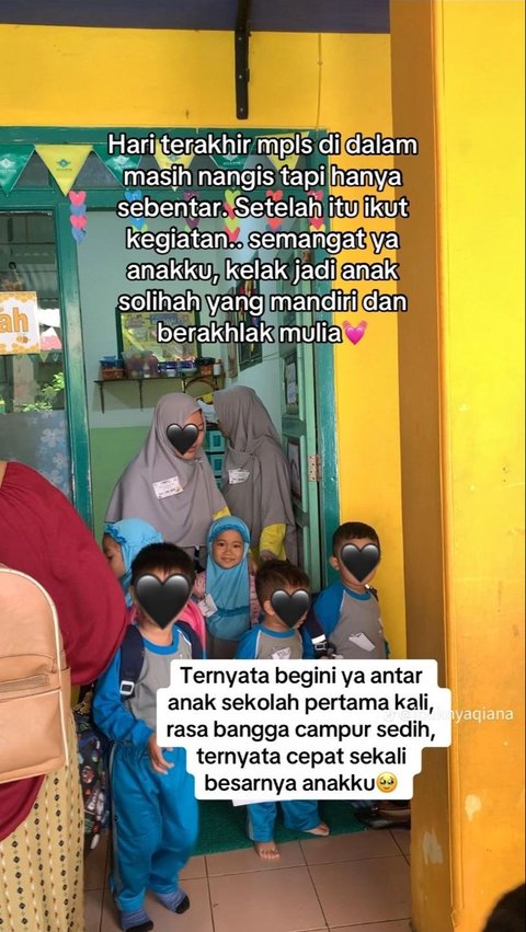 Bagikan Pengalaman dan Perasaannya saat Antar Anak Masuk Sekolah Hari Pertama, Curhatan Ibu Ini Viral