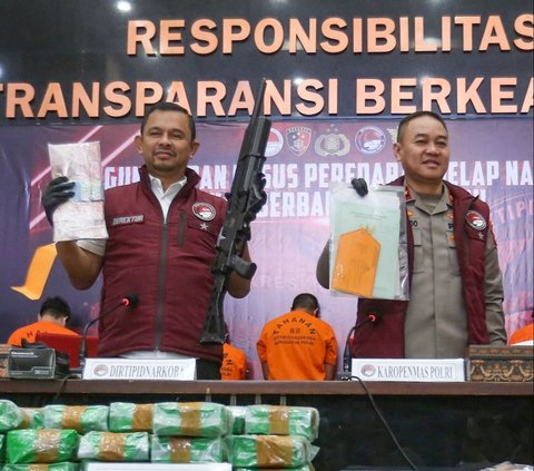 FOTO: Bareskrim Polri Ungkap Peredaran 157 Kg Narkoba Jaringan Malaysia dan Myanmar