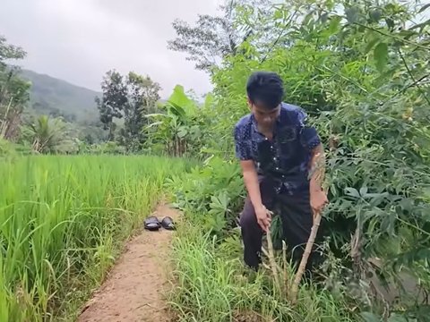 Nikmat, Usai Salat Magrib Ayah Lesti Kejora Bakar Singkong Plus Teh Tarik