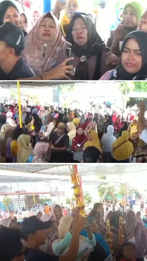 Tempat Wisata di Tegal Ini Gelar Lomba Menangis Khusus Ibu-Ibu, Begini Momen Keseruannya<br>