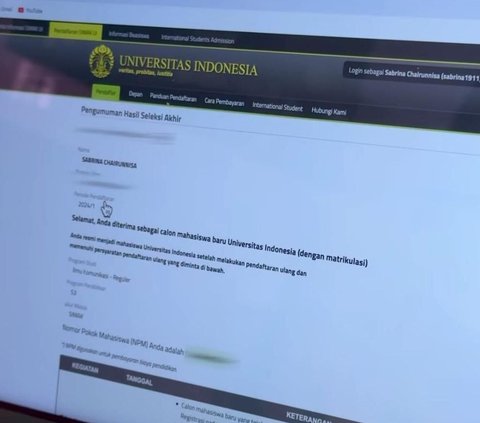 Potret Sabrina Chairunnisa Nangis Keterima Jadi Mahasiswi S3 di UI, Bahagia Bisa Kuliah di Kampus Impian