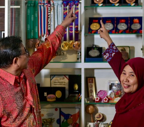 FOTO: Sosok Rifda Irfanaluthfi, Atlet Senam Artistik Pertama Indonesia yang Lolos Olimpiade Paris 2024