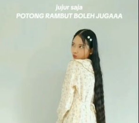 Sempat Viral karena Panjang Rambutnya Selantai, Begini Penampilan Terbaru 'Rapunzel Lokal' Usai Potong Rambut