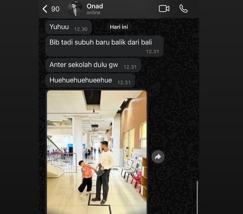 Tak Pernah Antar Jemput Anak Sekolah, Kini Onad Pamer ke Habib Husein Antar Sekolah Putranya Disebut Tobat