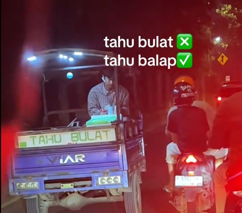 A Bit Different! The Moment a Round Tofu Seller Serves Customers While 'Racing' on the Highway, Netizens: The Real Drive-Thru