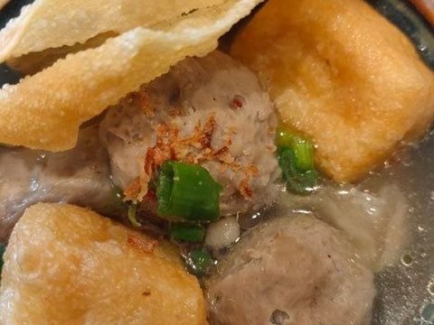 Salah satu menu Bakso di Ngopy UK