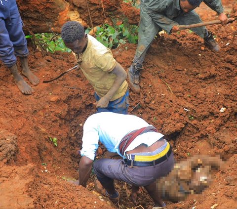 FOTO: Tragisnya Terjangan Tanah Longsor di Ethiopia Tewaskan 229 Orang