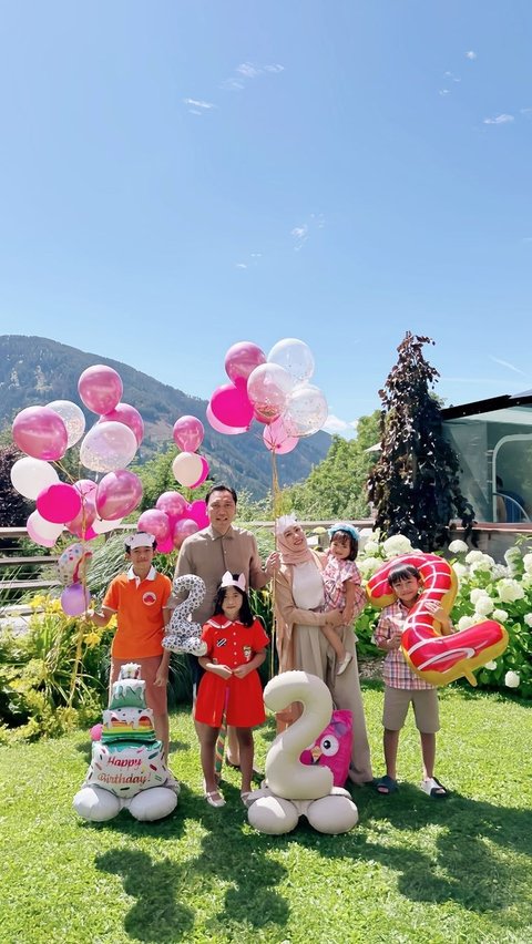 Portrait of Alisha Putri Ibas Yudhoyono's Birthday Celebration Held in Nature