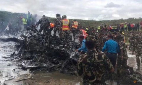 Pesawat Baru Lepas Landas Jatuh di Nepal, 19 Orang Tewas, Pilot Satu-Satunya yang Selamat