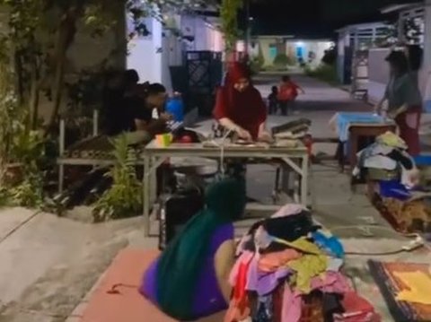 Viral! Moms' Gang Ironing Clothes in Front of the House with Neighbors, Automatically Many Want to Join