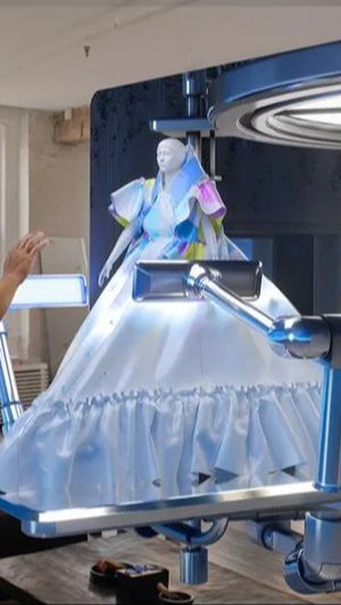 Potret Dress Futuristik yang Dibuat dengan Apple Vision, High Tech Abis!<br>