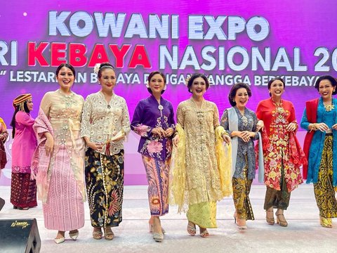 10 Potret Cantik Bella Saphira di Momen Hari Kebaya Nasional, Tampil Bak Model saat Acara Peragaan Busana