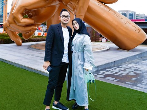 Potret Romantis Gilang Widhia 'Crazy Rich Malang' dan Shandy Purnamasari saat di Korea Selatan, Penampilan Bumil Makin Mencuri Perhatian