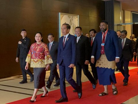 Buka Forum Parlemen RI-Pasifik Bersama Jokowi, Puan Bicara Prinsip Kesetaraan di Kawasan