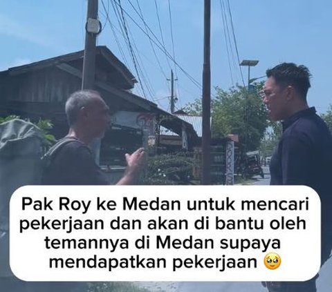 Bertemu Kakek Paruh Baya yang Jalan Kaki Jarak Jauh demi Hemat Biaya, Aksi Pria Beri Bantuan Ini Banjir Pujian