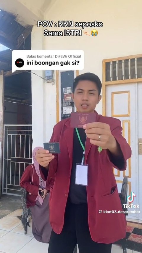 Viral Mahasiswi KKN Satu Kelompok dengan Suaminya, Poskonya Terpisah