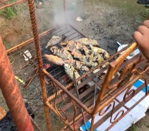 How to Grill Fish Without Any Weird Tools, Just Put It in a Swing!